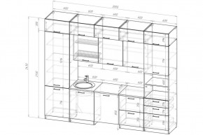 ТЕРЦИЯ Кухонный гарнитур Экстра 5 (3000 мм) в Нытве - nytva.mebel24.online | фото 2