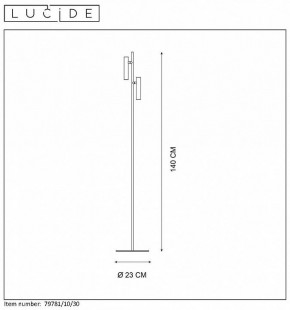 Торшер Lucide Philon 79781/10/30 в Нытве - nytva.mebel24.online | фото 4
