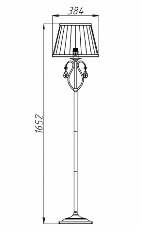 Торшер Maytoni Brionia ARM172-11-G в Нытве - nytva.mebel24.online | фото 2