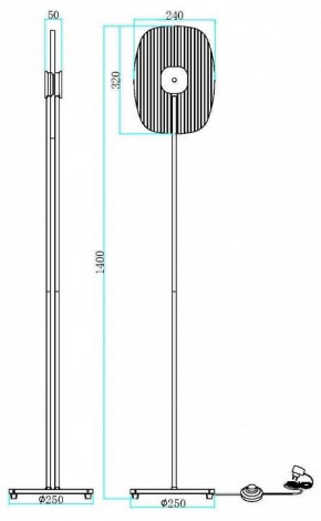 Торшер Maytoni Eclipse MOD152FL-L1BK в Нытве - nytva.mebel24.online | фото 2