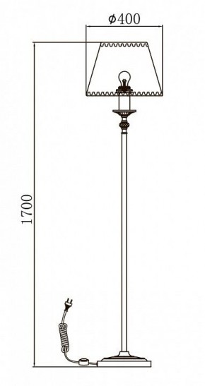 Торшер Maytoni Soffia RC093-FL-01-R в Нытве - nytva.mebel24.online | фото 3