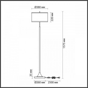 Торшер Odeon Light Bergi 5064/2F в Нытве - nytva.mebel24.online | фото 8