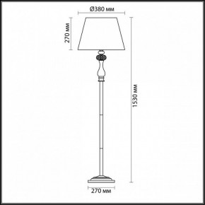 Торшер Odeon Light Gaellori 3393/1F в Нытве - nytva.mebel24.online | фото 3