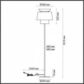 Торшер Odeon Light Kressa 4992/1F в Нытве - nytva.mebel24.online | фото 4