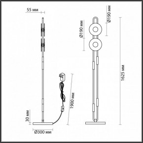 Торшер Odeon Light Magnet 5407/23FL в Нытве - nytva.mebel24.online | фото 4