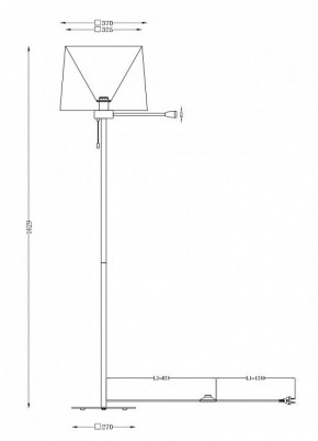 Торшер с подсветкой Maytoni Farel Z001FL-L3W-1B в Нытве - nytva.mebel24.online | фото