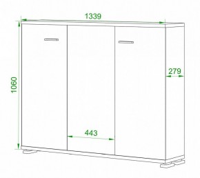 Тумба Домино нельсон ПУ-60-4 в Нытве - nytva.mebel24.online | фото 2