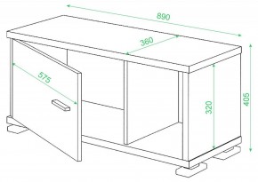 Тумба комбинированная Домино нельсон СБ-30/1 в Нытве - nytva.mebel24.online | фото 2