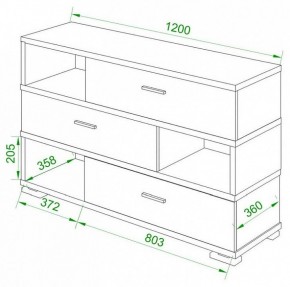 Тумба комбинированная Домино СБ-40/3-ПВК в Нытве - nytva.mebel24.online | фото 2