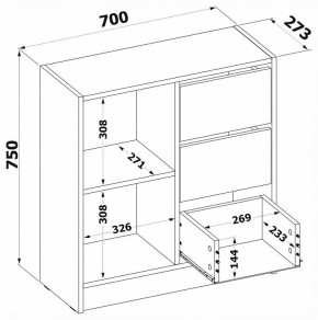 Тумба комбинированная Т-1 в Нытве - nytva.mebel24.online | фото 4