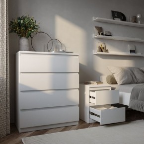 Тумба МАЛЬТА с двумя выдвижными ящиками, цвет белый в Нытве - nytva.mebel24.online | фото 4