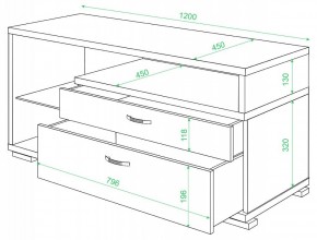 Тумба под ТВ Домино ТК-10М в Нытве - nytva.mebel24.online | фото 2