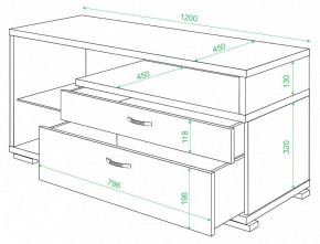 Тумба под ТВ ТК-10 М в Нытве - nytva.mebel24.online | фото 2