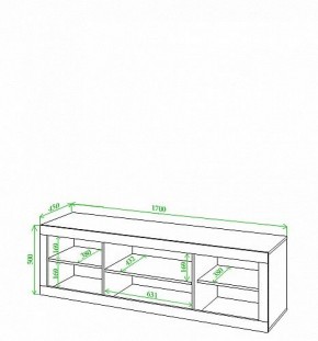 Тумба под ТВ Toivo Кон170 в Нытве - nytva.mebel24.online | фото 2