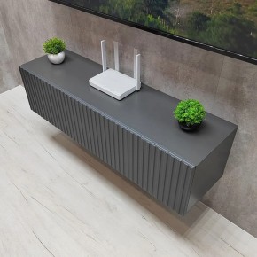 Тумба подвесная под ТВ LINES MTV4-MA 1150 Темно-серый (Графит-M 10.1.25) в Нытве - nytva.mebel24.online | фото 2