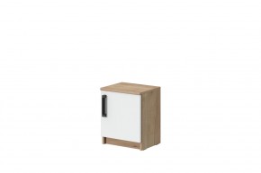 Тумба прикроватная Эконом (Дуб крафт золотой/Белый текстурный) в Нытве - nytva.mebel24.online | фото 1