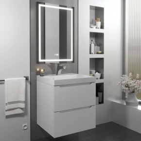 Тумба с раковиной Uperwood Tanos 50 см, подвесная, белая матовая в Нытве - nytva.mebel24.online | фото