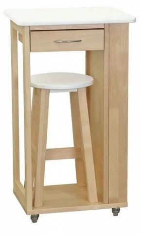 Тумба с табуретом Мебелик в Нытве - nytva.mebel24.online | фото 7