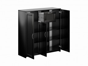 Тумба СИРИУС трехдверная с одним ящиком, цвет Дуб Венге в Нытве - nytva.mebel24.online | фото 3