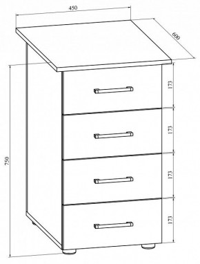 Тумбочка Офис ОФ-20 в Нытве - nytva.mebel24.online | фото 5