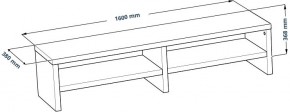 ТВ-тумба Энкель ТВ16, тамбурат, цвет белый в Нытве - nytva.mebel24.online | фото 3