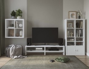 ТВ-тумба Энкель ТВ16, тамбурат, цвет белый в Нытве - nytva.mebel24.online | фото 4