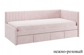 ТВИКС Кровать (тахта) с ящиками 900 (нежно-розовый) в Нытве - nytva.mebel24.online | фото
