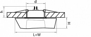 Встраиваемый светильник Lightstar Flutto 006430 в Нытве - nytva.mebel24.online | фото 3