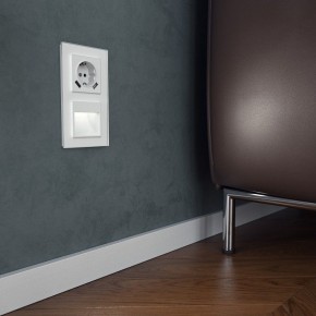 Заглушка для поста с подсветкой, без рамки Werkel белый W1154101 в Нытве - nytva.mebel24.online | фото 2