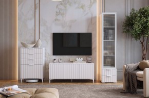 ЗЕФИР Гостиная К1 (белое дерево/белый муар) в Нытве - nytva.mebel24.online | фото